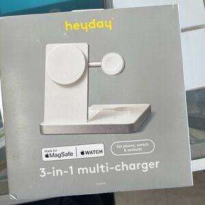 Heyday White 3-in-1 Multi-Charger